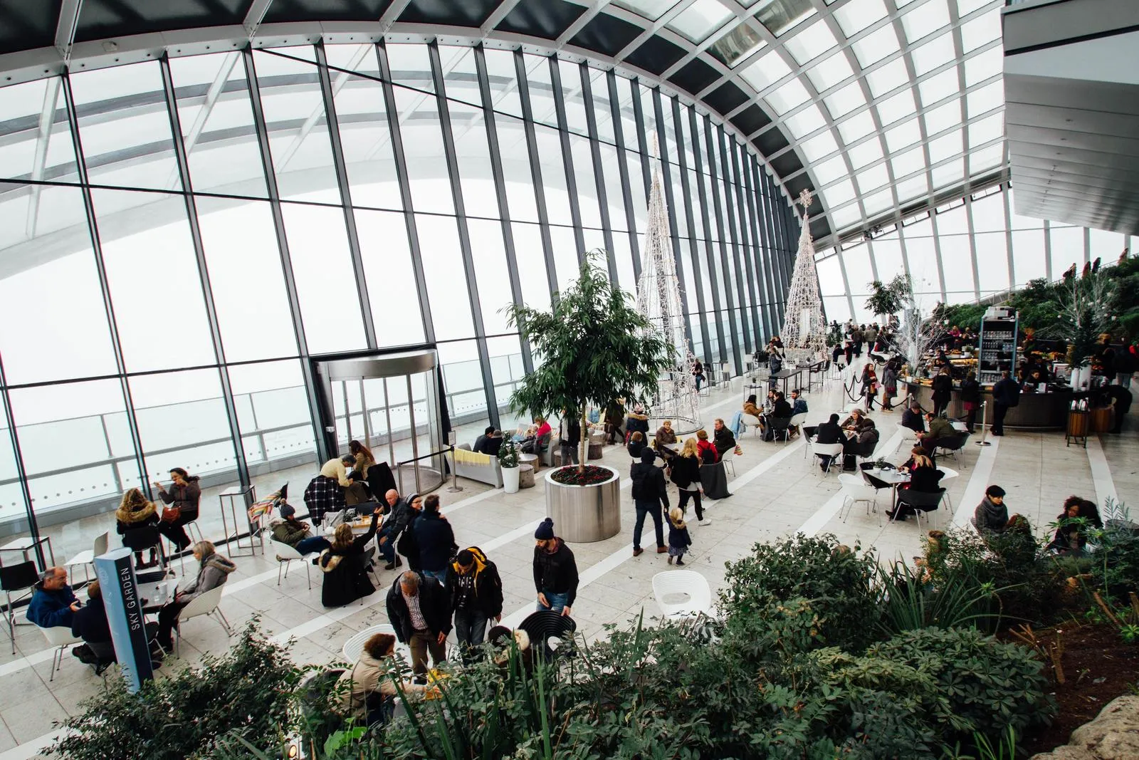 Modern open office atrium representing the cloud journey